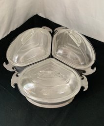 Vintage Guardian Service Ware ~3 Economy Two Pans W/covers ~6 Pieces