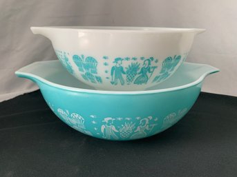 Pyrex Butterprint Cinderella Mixing Bowls ~2 Pieces