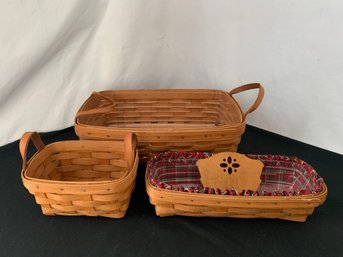 Longaberger Baskets Group OG ~3