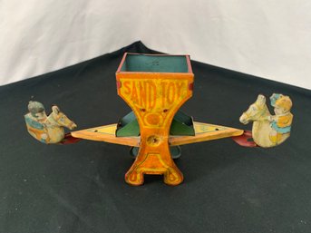 J. Chein Tin Toy Seesaw Beach Toy
