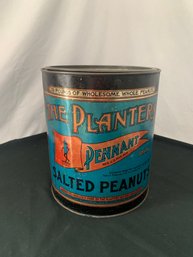 Planters PENNANT Salted Peanuts 10 Lbs Tin