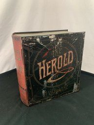 The Herold By H. Valvatne Countertop Store Tin Smoked Sardines Book
