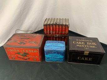 Group Of ~4 Tobacco/biscuit Tins