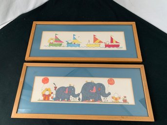 Little People Panels Set Of ~2 Signed & Numbered