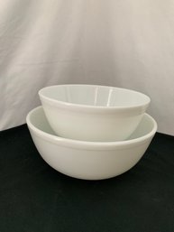 Pyrex Opal Mixing Bowls ~2 Unmarked
