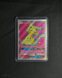 2018 Pokemon Sun & Moon: Lost Thunder Mimikyu GX Trading Card