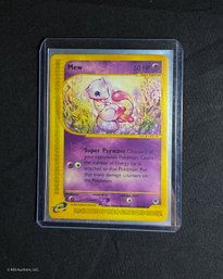 2002 Pokemon Expedition Mew Trading Card