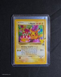 2021 Pokemon Celebrations: Classic Collection Birthday Pikachu Trading Card
