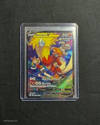 2022 Pokemon Sword & Shield: Silver Tempest Trainer Gallery Blaziken V Trading Card