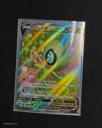 2021 Pokemon Sword & Shield: Chilling Reign Celebi Trading Card