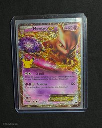 2021 Pokemon Celebrations: Classic Collection Mewtwo EX Trading Card
