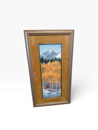 Barbara Moore Framed Colorado Mountain Elk Print