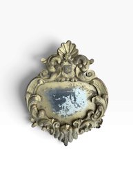 Antique Los Angeles Giltwood Heraldic Mirror