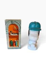 Vintage Avon Pony & Dog Novelty Decanters
