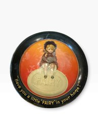 Antique Fairy Soap Advertising Tin Tip Tray