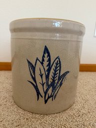 Antique Western Stoneware Co. 3 Gallon Stoneware Crock With Lid  Monmouth, Illinois