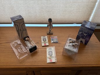 Colorado Rockies Bobbleheads & Collectible Pins Lot