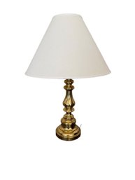 Classic Brass Table Lamp With Shade