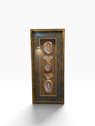 Framed Dimensional Metallic Wall Art