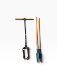 Post Hole Digger & Garden Auger Tool Lot