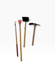 Landscaping & Garden Hand Tools  Lot Of 4
