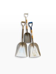 Aluminum Scoop Shovels  Lot Of 3