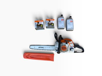 STIHL MS 171 Gas Chainsaw With Oils & Bar Cover