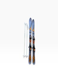 Atomic AFT Approved 163 Cm Downhill Skis With Atomic CR:412 Bindings & Poles