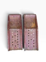 Vintage Auto-Creeper Co. Metal Car Ramps  Pair