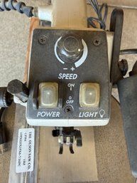 Variable Speed 3/8' Bench Drill Press With Work Light