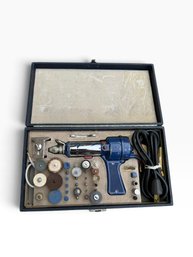 Vintage Craftsman Rotary Tool Kit With Case & Accessories