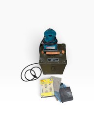 Vintage Makita 4510 Finishing Sander With U.S. Army Signal Corps Box