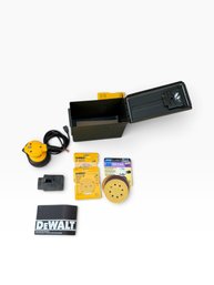 DeWalt DW421 5' Random Orbit Palm Sander With Accessories & Metal Storage Box
