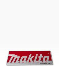 Makita Power Tools Embossed Aluminum Advertising Sign