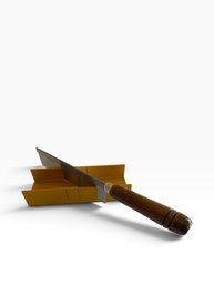 Miter Box With Back Saw