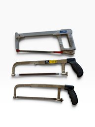 Assorted Hacksaw Lot  Lenox, Great Neck & Adjustable Frames