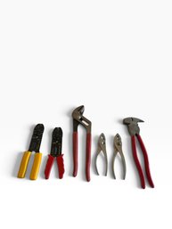 Assorted Pliers & Wire Stripper Tool Lot