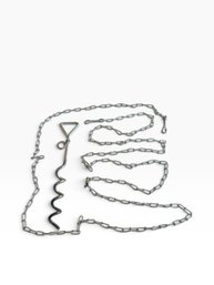 Heavy-Duty Chain & Ground Anchor/Auger Set