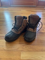 Sporto Men's Size 10 Leather Insulated Duck Boots  Thermolite