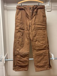Carhartt FR Insulated Flame Resistant Work Pants  Brown  Men's 34x30