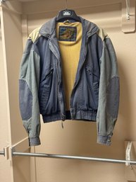 Vintage S&T Ranchwear Colorblock Work Jacket  Men's Medium  Blue/Tan