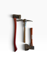 Plumb Axe, Pick & Hatchet  3 Piece Tool Lot