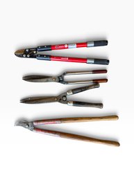 Assorted Garden Cutting Tools  4 Piece Lot