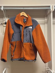 The North Face Men's Denali Fleece Jacket  Burnt Orange & Gray  Medium