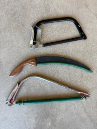 3-Piece Hand Saw & Garden Saw Lot