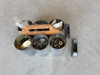 Vintage Hardware Organizer Caddy & Stanley Pocket Planes