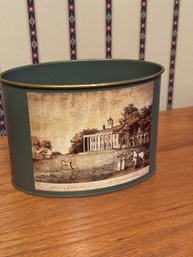 Vintage Hunting Horn Inc. Mount Vernon George Washington Wastebasket