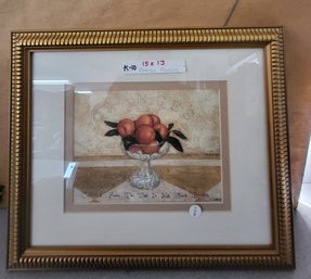 Framed Print Titled Orange By Pamela Gladding