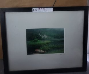 Framed Photograph Of Kylemore Abbey In Connemara, County Galway Ireland