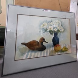 Framed Still Life Water Color